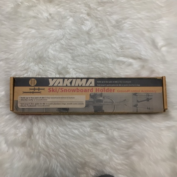 New YAKIMA Ground Control Ski/Snowboard Holder 4 Pair Skis Or 4 Snowboards 05109 - Picture 4 of 7